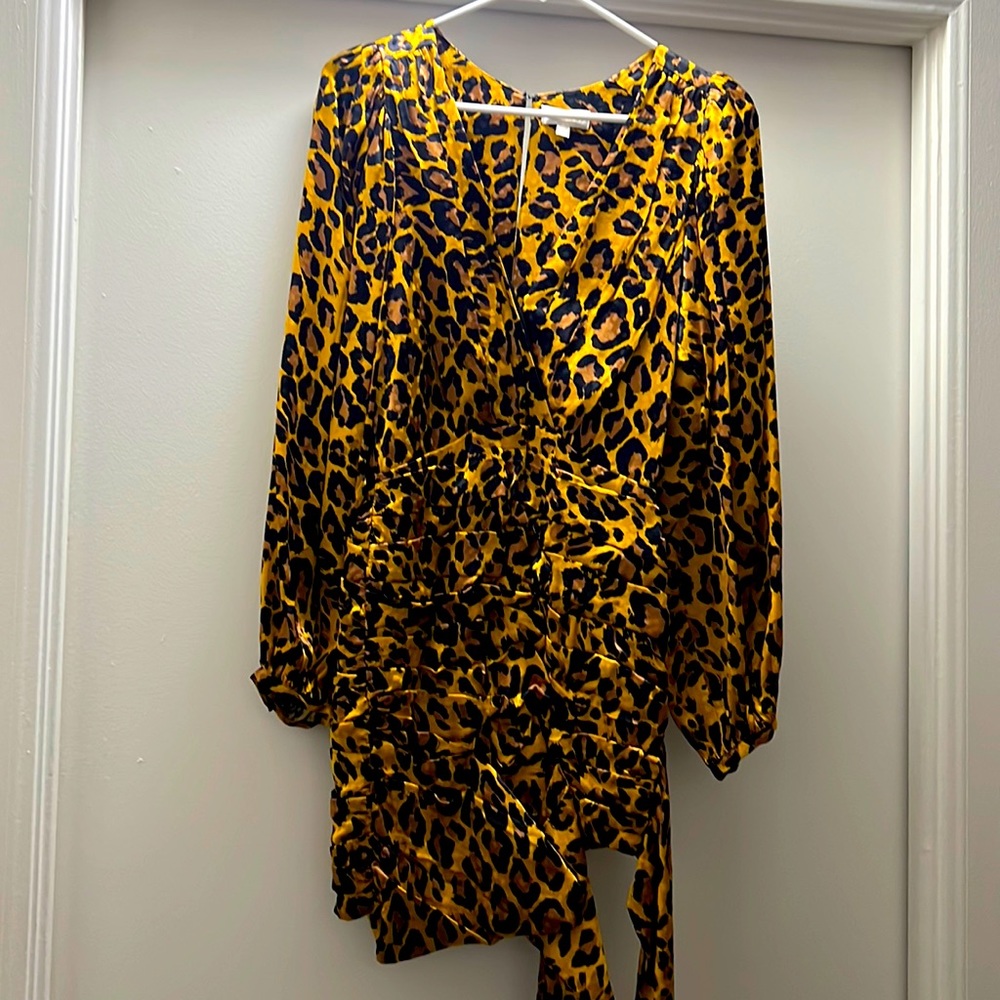 Ronny Kobo Giorgia Silk-Blend Mini Dress